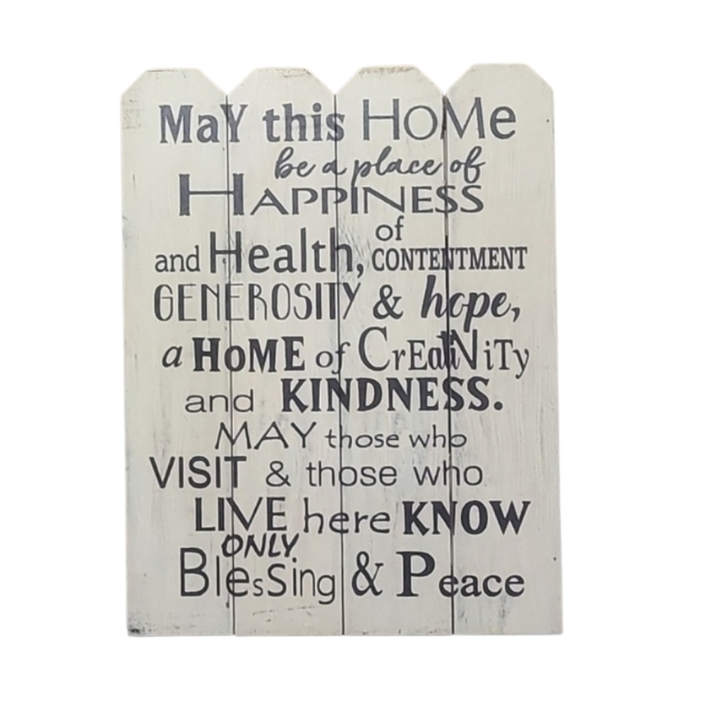 Inspirational Wood Wall Hanging